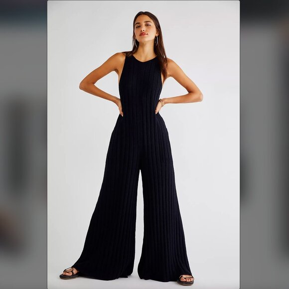 Free People Easy Living Sweater One-Piece Jumpsuit - Picture 2 of 12